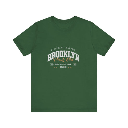 Brooklyn Varsity Club Tee: Legendary Champion Shirt for Sports Lovers, Casual Wear, Gift for Team Fans, Unisex Jersey Tee, Everyday Comfort