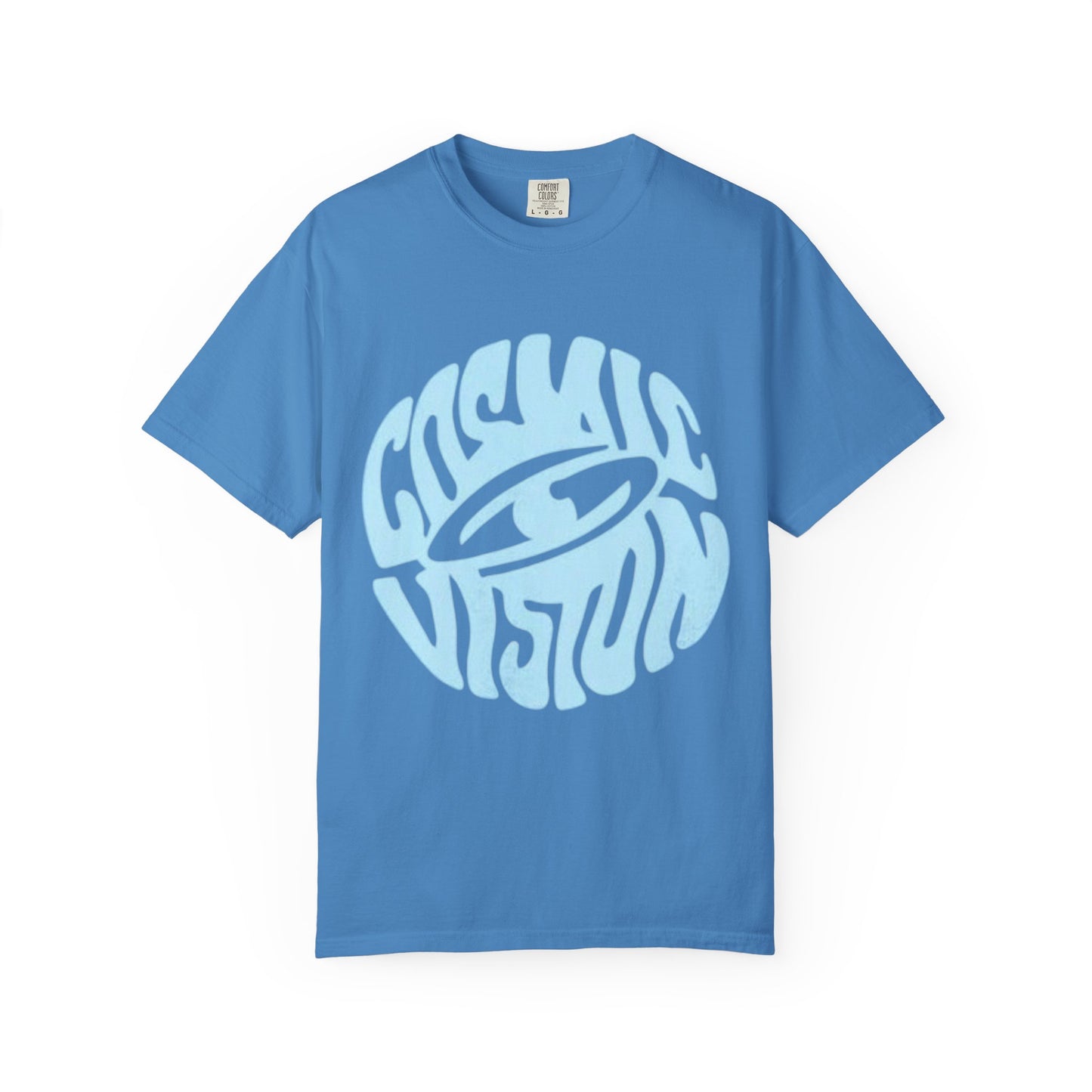 Cosmic Vision Garment-Dyed T-Shirt | Unisex Vintage Tee, Retro Graphic Shirt, Festival Attire, Gift for Music Lovers, Casual Wear