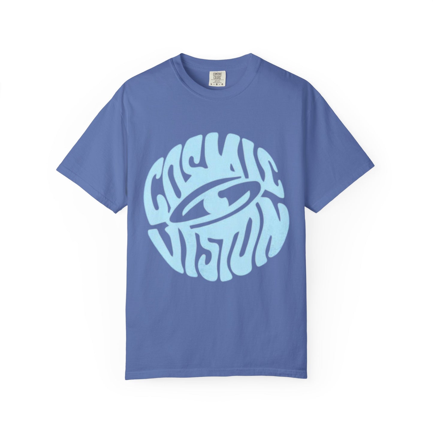 Cosmic Vision Garment-Dyed T-Shirt | Unisex Vintage Tee, Retro Graphic Shirt, Festival Attire, Gift for Music Lovers, Casual Wear