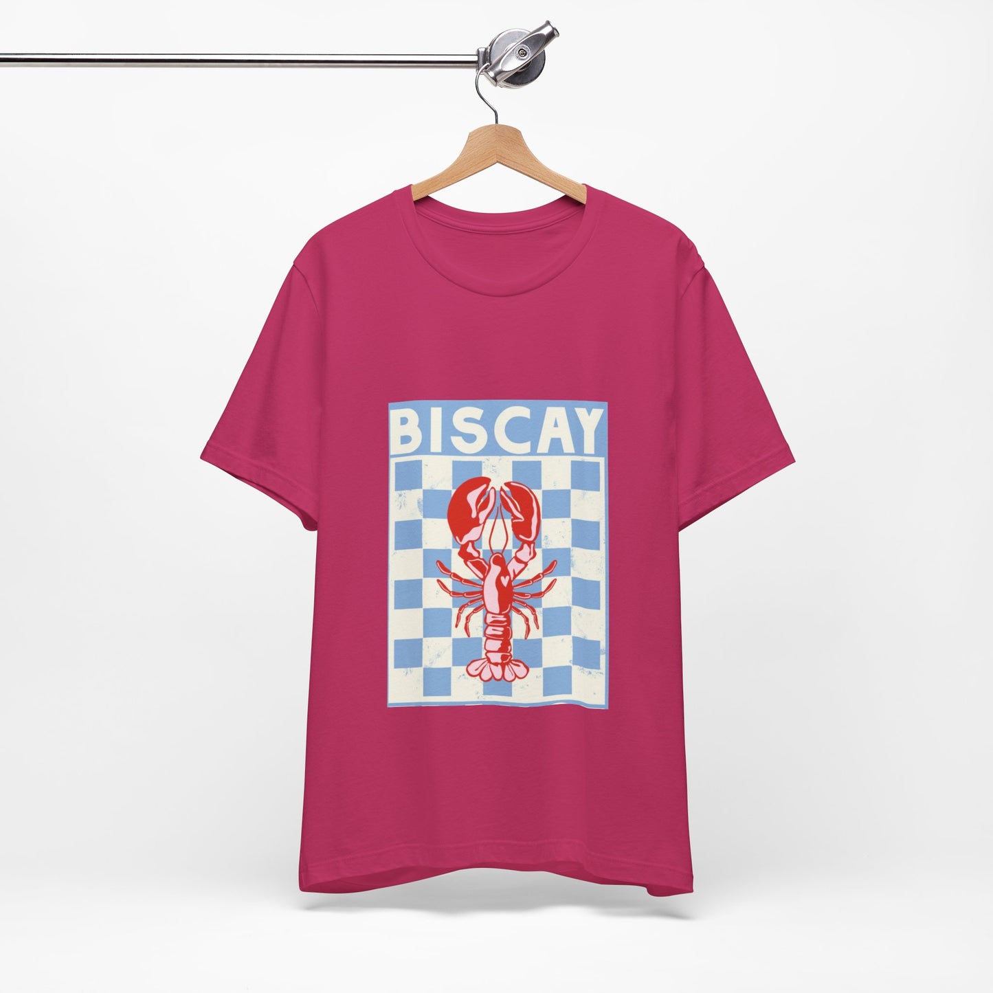 Lobster Graphic Tee, Casual Summer Top, Beachwear, Ocean Lover Gift, Seafood Lover Shirt